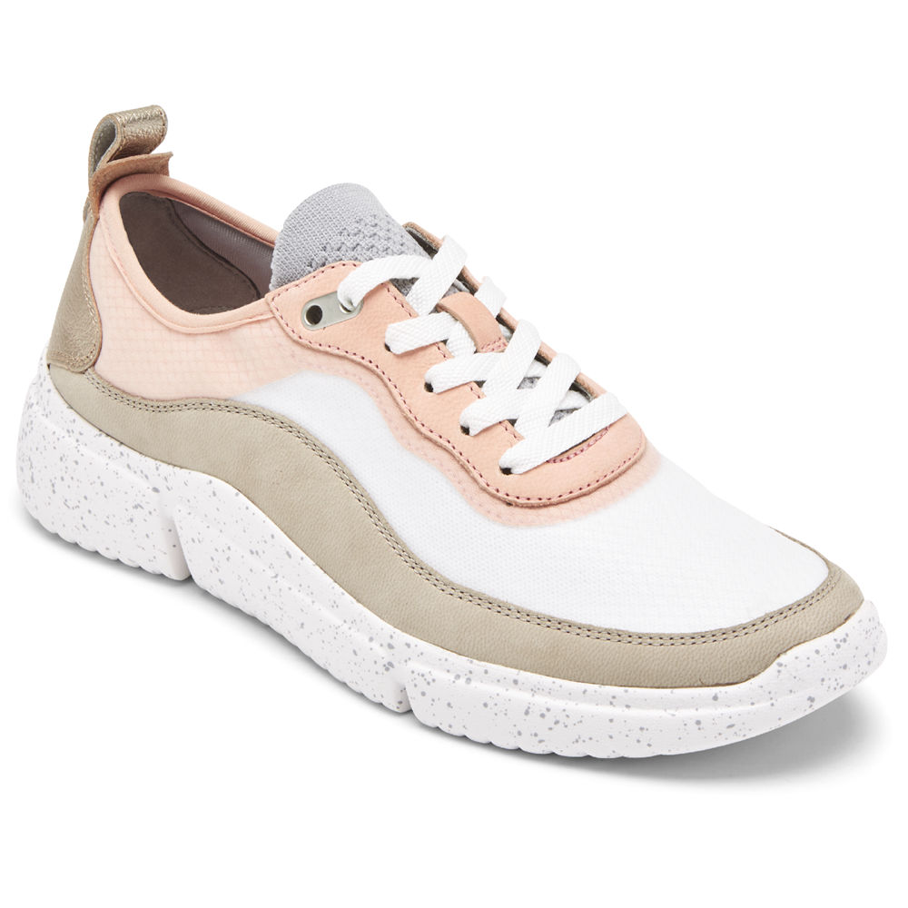 Rockport Womens R-Evolution Mesh - Sneakers Pink/White - HXA036847